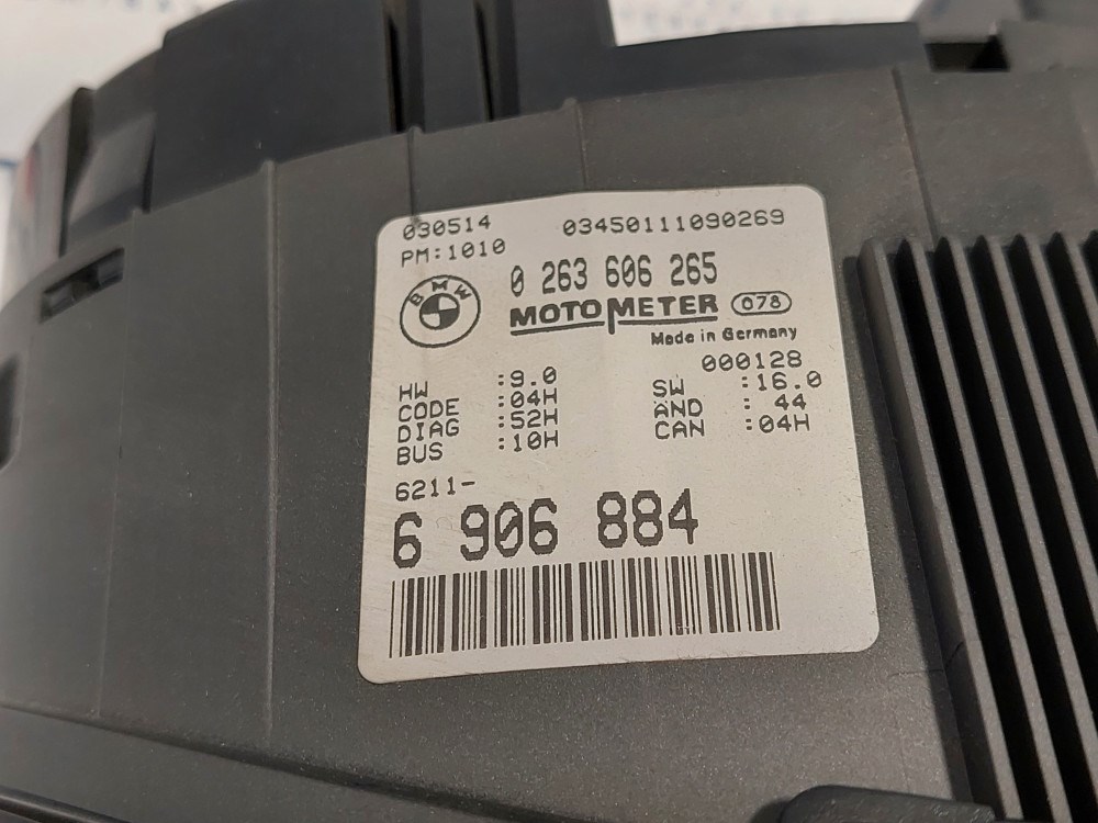 BMW E46 318d 320d 330d diesel dízel manuális km óra kilométer óra óracsoport mûszeregység 3. kép