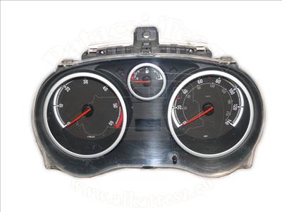 Opel Corsa D 2006-2014 - műszeregység, 140MPH, DIESEL, kézi váltóhoz, 08-12, jelölés: TQ/CX/EX/AU