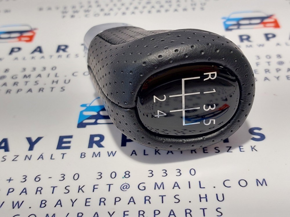 BMW E90 E91 E92 E93 E81 E82 E87 E88 új perforált bõr váltógomb 5 sebességes 3. kép