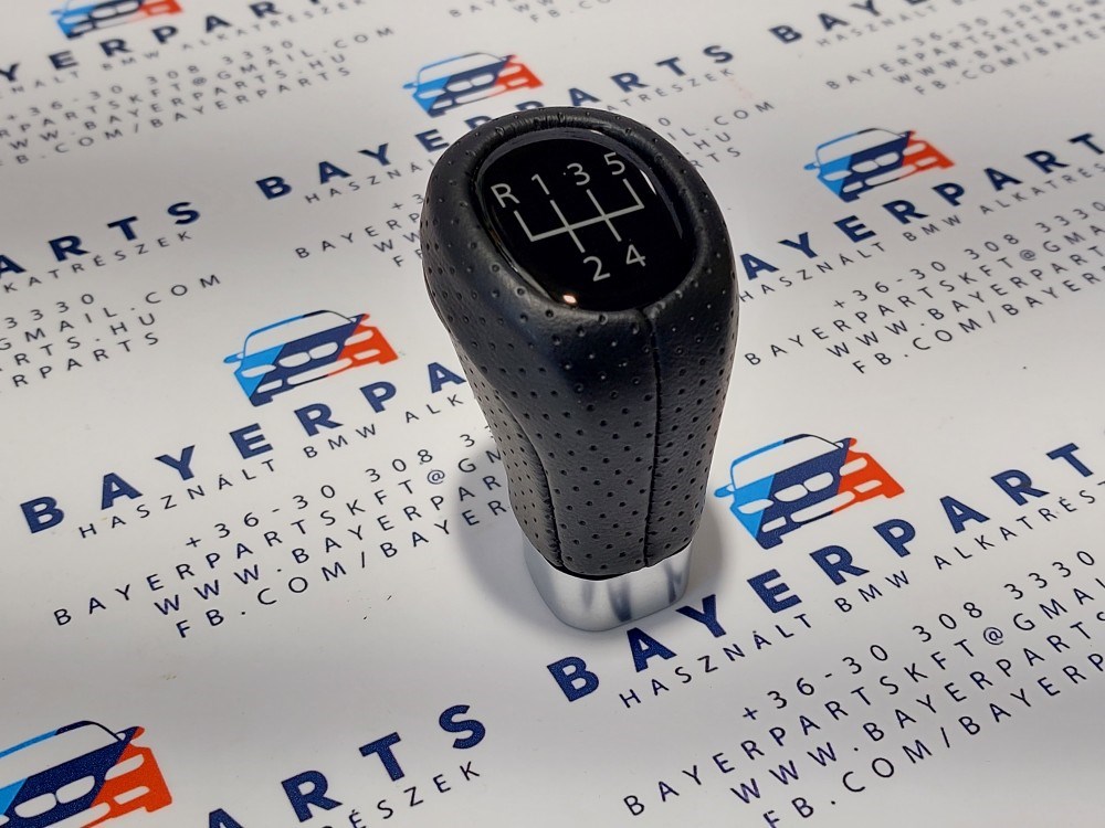 BMW E90 E91 E92 E93 E81 E82 E87 E88 új perforált bõr váltógomb 5 sebességes 7. kép