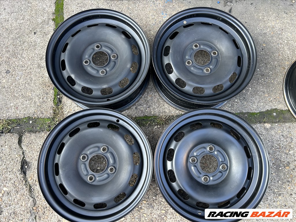4db gyári 14" Ford acélfelni. (244) 1. kép