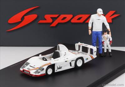 PORSCHE PEDAL CAR - TYPE 935 936/81 N 11 WINNER 24h LE MANS 1981 - LITTLE BIG MANS - WITH FIGURES