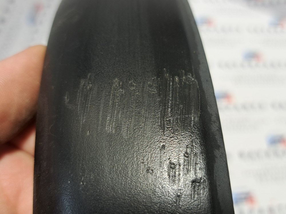 BMW E46 facelift sedan fekete jobb hátsó lökhárító díszléc 7. kép