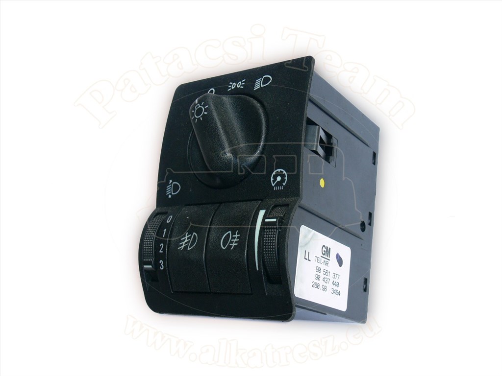 Suzuki Ignis 2003-2007 - kapcsoló, világítás, ködlámpához, kivéve xenon/gyári vonóhorog, -00, jelölés: LL 1. kép