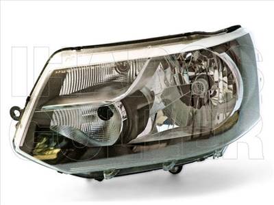 VW T5 2009-2014 Caravelle/Multivan - Fényszóró H4 bal, fekete h. (motorral) TYC