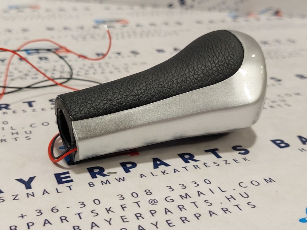 BMW E28 E34 E36 E38 E39 E46 E60 X1 X3 X5 E90 E87 új ezüst LED világító váltógomb - 5 sebességes 2. kép
