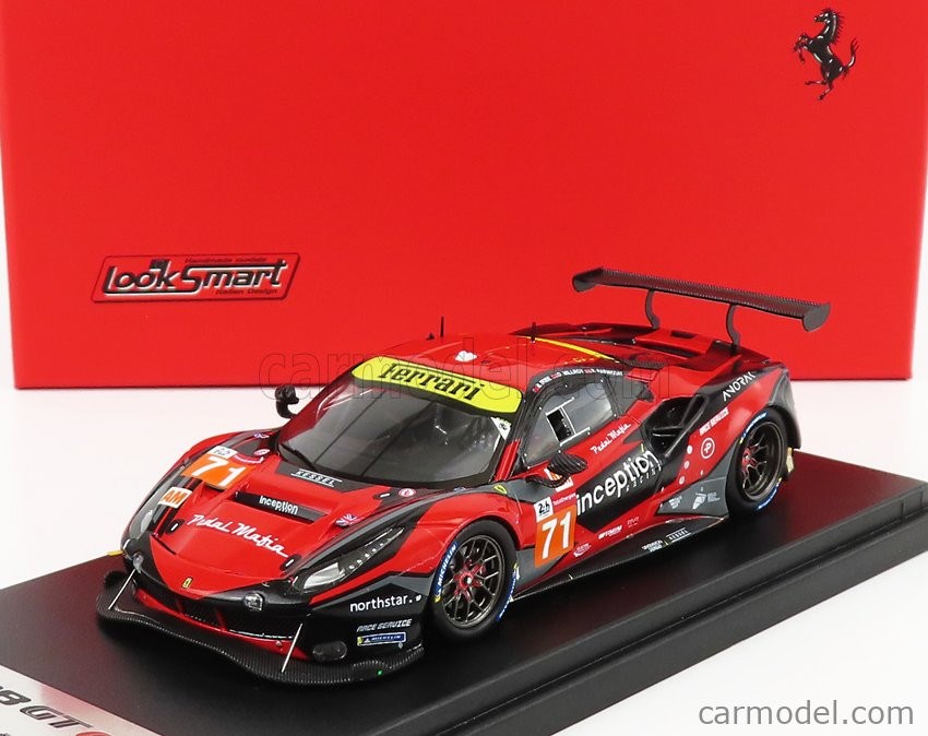 FERRARI 488 GTE EVO 3.9L TURBO V8 TEAM INCEPTION RACING N 71 24h LE MANS 2021 B.BARNICOAT - B.IRIBE - O.MILLROY 1. kép