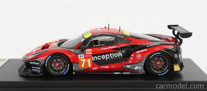 FERRARI 488 GTE EVO 3.9L TURBO V8 TEAM INCEPTION RACING N 71 24h LE MANS 2021 B.BARNICOAT - B.IRIBE - O.MILLROY 2. kép