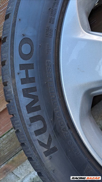  18" használt felni, rajta 215/55 újszerű Kumho téli gumi gumi  3. kép