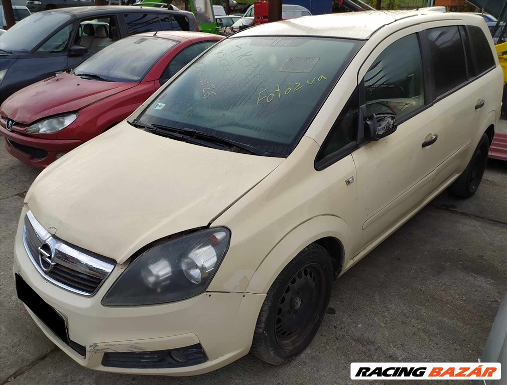 2008 Opel Zafira B 1.6 benzin+gáz, 5 fokozatú manuális- balkormányos jármű ÉRKEZETT bontási céllal!  1. kép