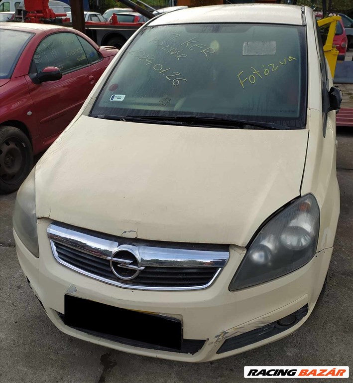 2008 Opel Zafira B 1.6 benzin+gáz, 5 fokozatú manuális- balkormányos jármű ÉRKEZETT bontási céllal!  2. kép