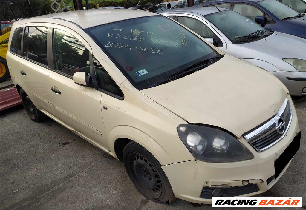 2008 Opel Zafira B 1.6 benzin+gáz, 5 fokozatú manuális- balkormányos jármű ÉRKEZETT bontási céllal!  4. kép