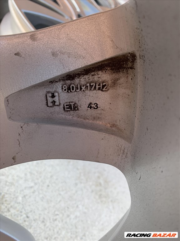 17" -es,5x112-es újszerű gyári Mercedes alufelni 4. kép