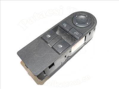 Opel Astra H 2003-2012 - kapcsoló, első ablakemelők és tükrök, kivéve behajtható, vezető oldal, antracit, jelölés: AN