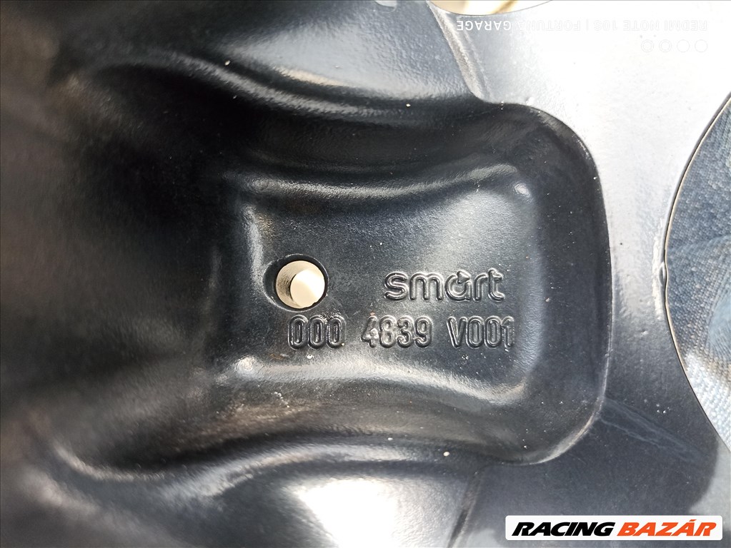 3x112 15" Smart ForTwo I használt alufelni garnitúra 7. kép