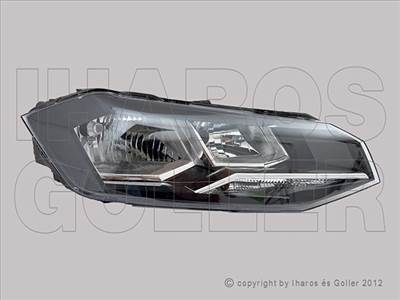 VW Polo 2017-2021 - Fényszóró 2H7 jobb (motorral) TYC