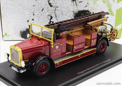 MAGIRUS MAYBACH KS 25 FIRE ENGINE TRUCK STUTTGART GERMANY 1929 RED