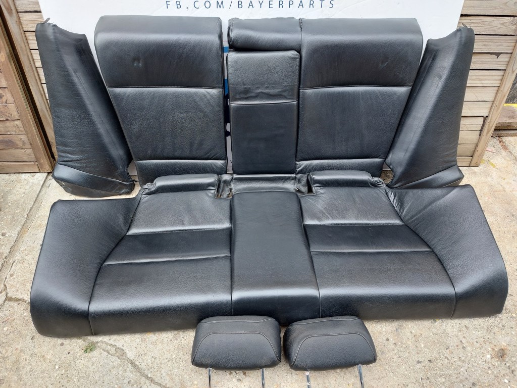 BMW E46 coupe fekete motoros memóriás bõr ülés bõrbelsõ ülés ülésszett belsõ 2. kép