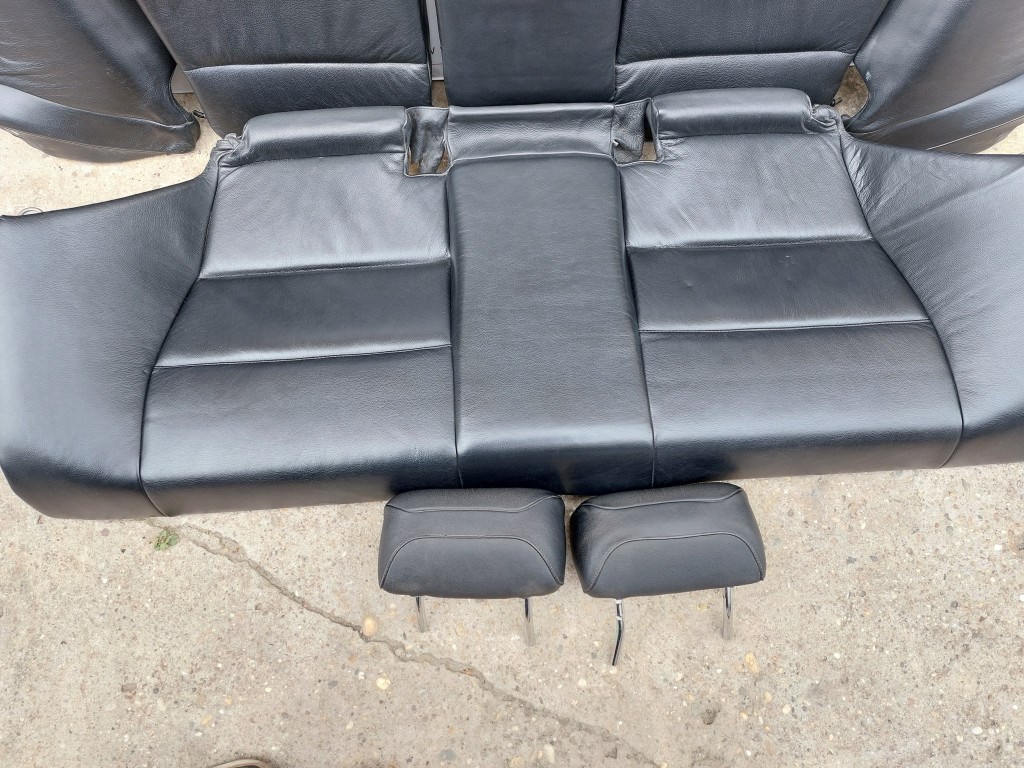 BMW E46 coupe fekete motoros memóriás bõr ülés bõrbelsõ ülés ülésszett belsõ 10. kép