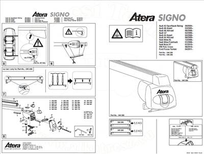 Ford Focus 2014-2018 - Tetőcsomagtartó szett acél,zárh. (tetősínes)*