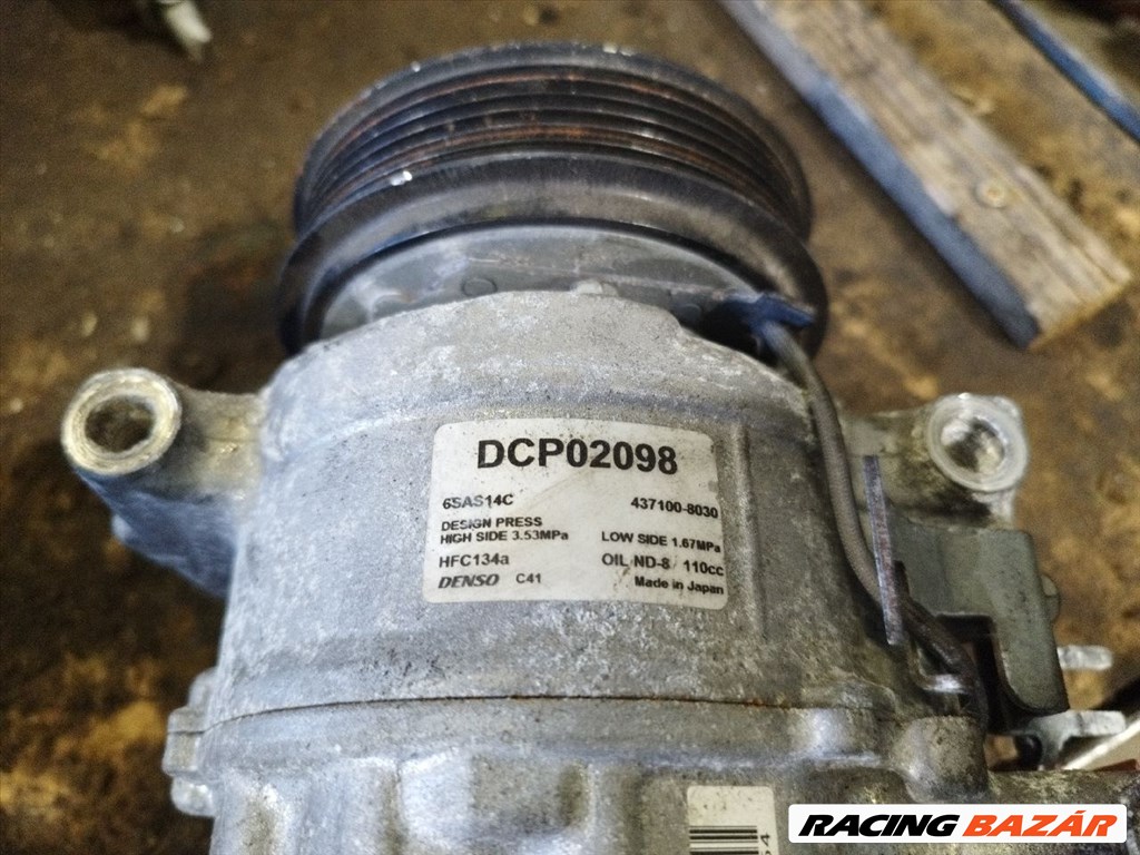 Audi A4 B8 2.0 TDI klímakompresszor 4371008030 6sas14c 3. kép