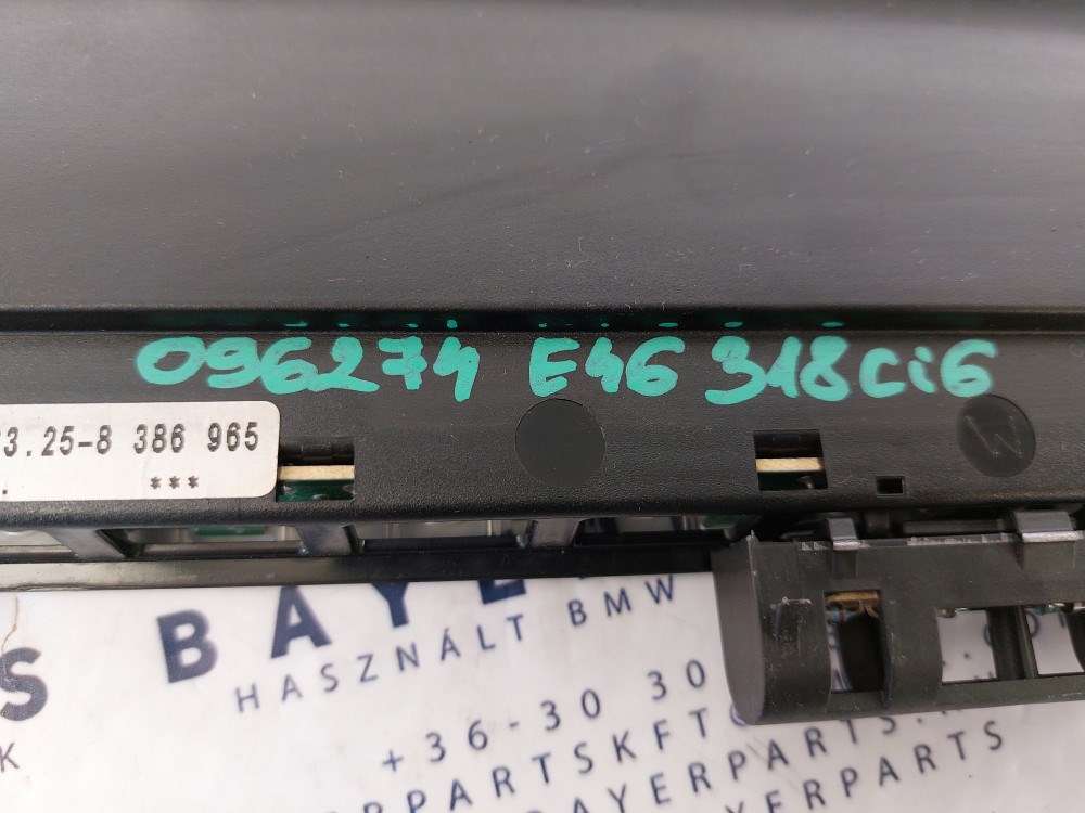 BMW E46 coupe sedan fekete harmadik féklámpa pótféklámpa - hibás 5. kép