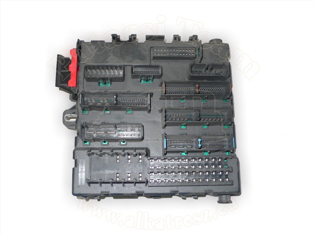 Opel Signum 2005-2007 - biztosíték tábla, hátsó, vauxhall, jelölés: BJ 1. kép