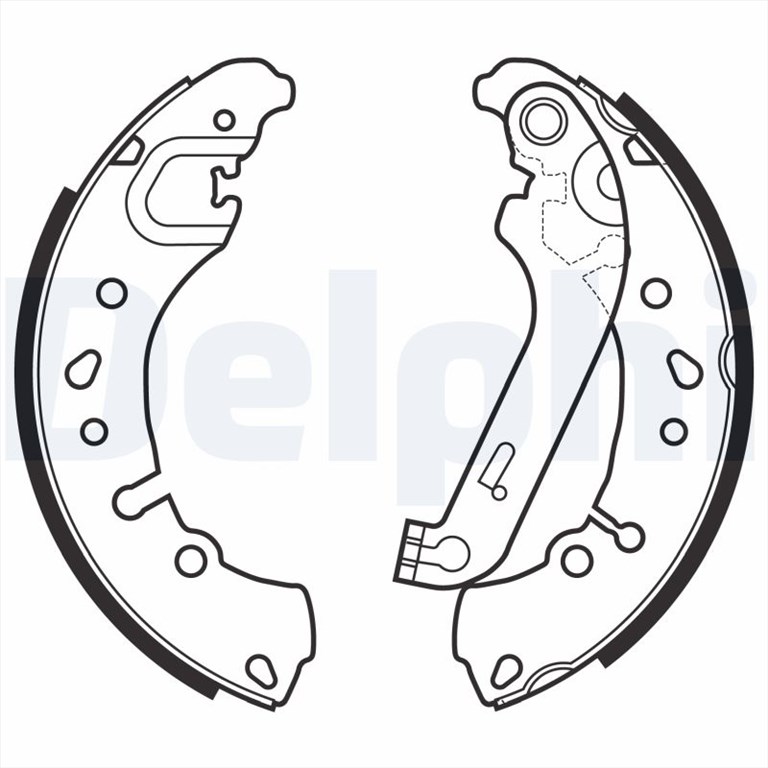 DELPHI LS2151 - fékpofakészlet FORD 1. kép