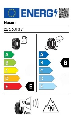 Nexen N'BLUE 4SEASON 225/50 R17 94V M+S 3PMSF négyévszakos gumi 2. kép