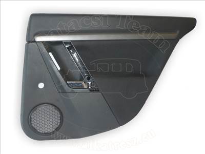 Opel Vectra C/2 2005-2008 - kárpit, jobb oldali hátsó ajtó, 4/5ajtós, TUNIS/faszénszín metál/fényes króm, kézi ablakemelőhöz, 06-