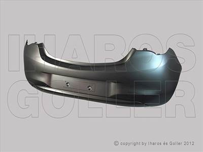 Opel Corsa E 2014-2019 - Hátsó lökh. alap., szenzor/kamera jel.,+vonósz.