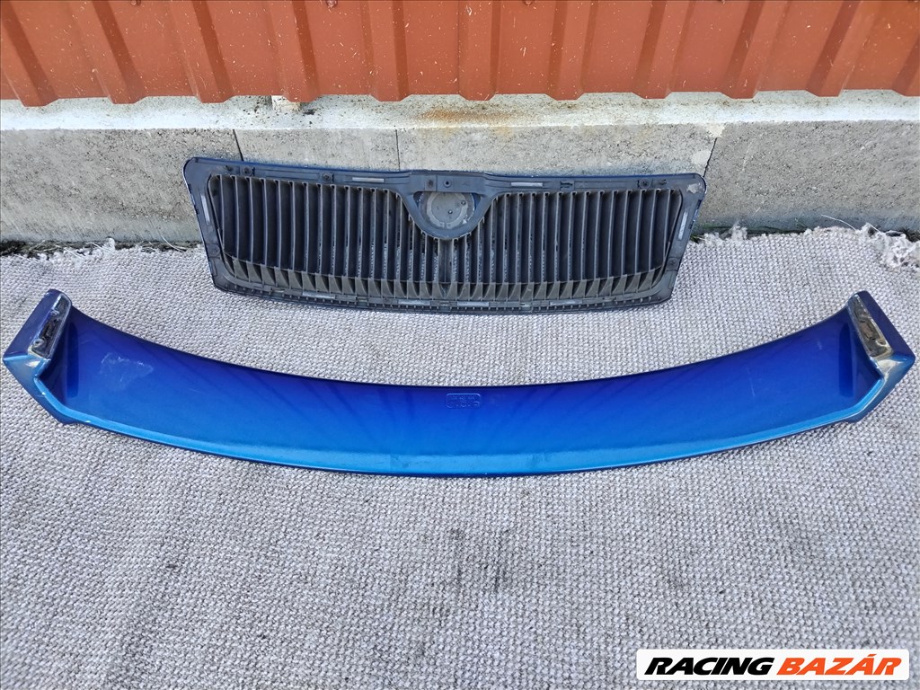 Skoda Octavia 2 RS hátsó szárny spoiler hűtőrács 1z5827939 1z0853668 2. kép