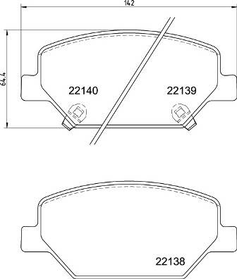 BREMBO P 07 007 - fékbetétkészlet, tárcsafék BUICK BUICK (SGM) CADILLAC (SGM) CHEVROLET (SGM) HOLDEN