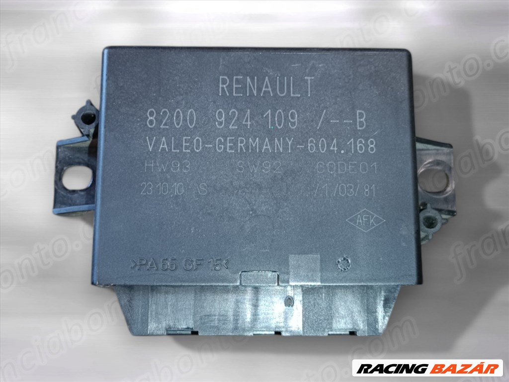Renault Kangoo II Tolatóradar vezérlő elektronika 8200924109 604189 1. kép