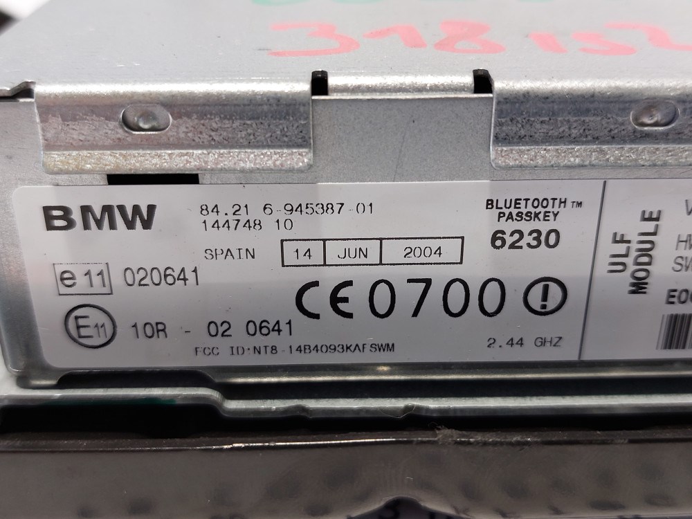 BMW E46 E87 E39 E53 X5 Bluetooth ULF modul module elektronika 2. kép