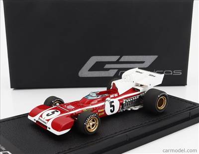 FERRARI F1 312B2 SCUDERIA FERRARI N 5 8th SOUTH AFRICA GP 1972 JACKY ICKX RED WHITE