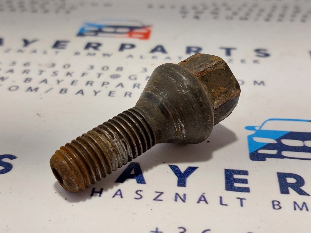 BMW E21 E30 E36 E46 E90 E87 E28 E34 E39 E60 E32 E38 X1 X5 stb. gyári kerékcsavar kerék csavar 2. kép