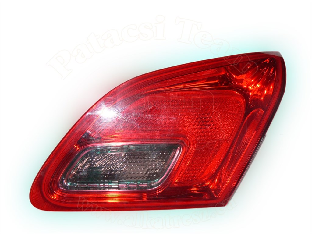 Opel Astra J 2009-2018 - hátsó lámpa, üres, belső, jobb oldali, piros/rózsaszín, kivéve adaptív xenon 1. kép