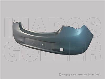 Opel Corsa E 2014-2019 - Hátsó lökh. alap., szenzor/kamera jel.,+vonósz.