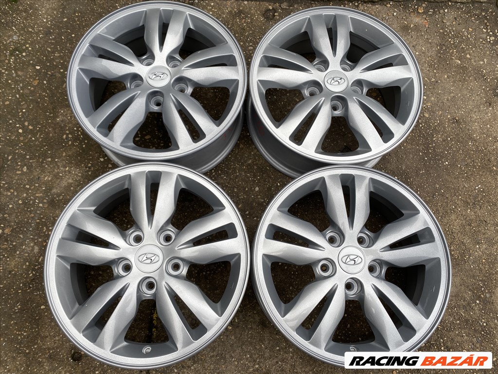 4db gyári 16" Hyundai alufelni. (3510) 1. kép