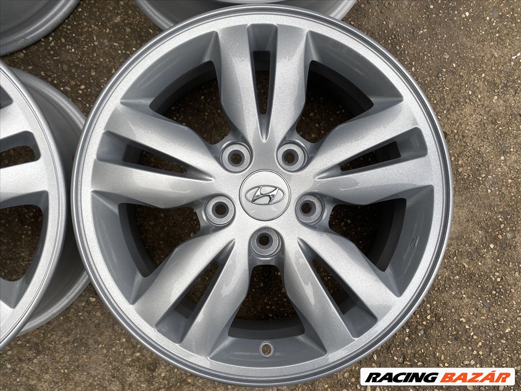 4db gyári 16" Hyundai alufelni. (3510) 2. kép
