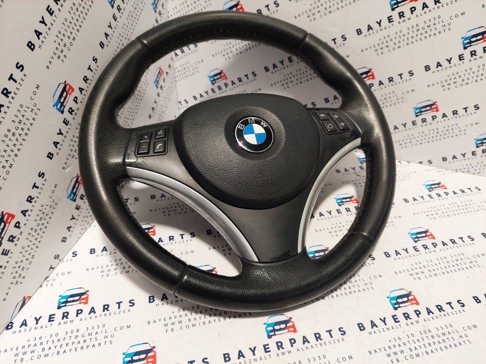 BMW E81 E82 E87 E88 E90 E91 E92 E93 E84 X1 kormány bõrkormány multikormány bõr sport multi kormány 1. kép