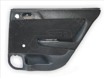 Opel Astra G 1997-2010 - kárpit, jobb oldali hátsó ajtó, fekete, króm kilinccsel, kézi ablakemelőhöz, 4/5ajtós és van/caravan, 02-