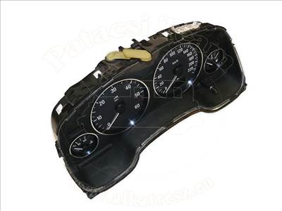 Opel Astra G 1997-2010 - műszeregység, fekete számlapokkal, krómozott gyűrűvel, diesel, kézi váltóhoz, VDO, 02-, jelölés: TG
