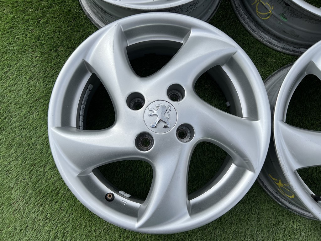 4x108 15" Peugeot gyári alufelni 6Jx15h2 ET28 2. kép