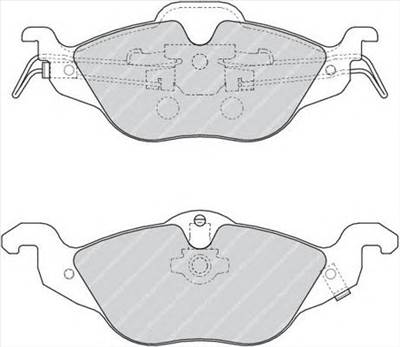 FERODO FDB1293 - fékbetét CHEVROLET OPEL VAUXHALL