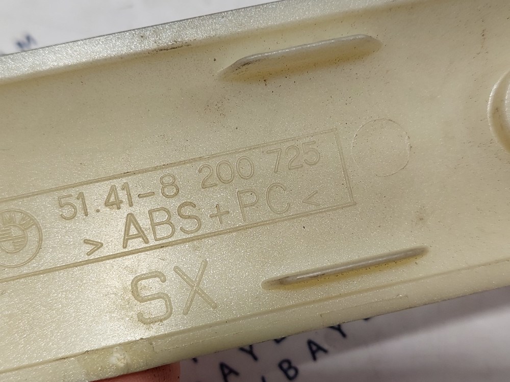 BMW E46 sedan touring ezüst bal elsõ ajtó dekorléc dekor díszléc léc 6. kép