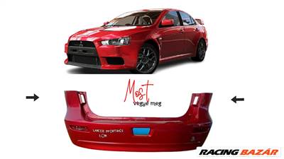 Mitsubishi Lancer VIII Sportback hátsó lökhárító kis sérüléssel cxoa6410b001