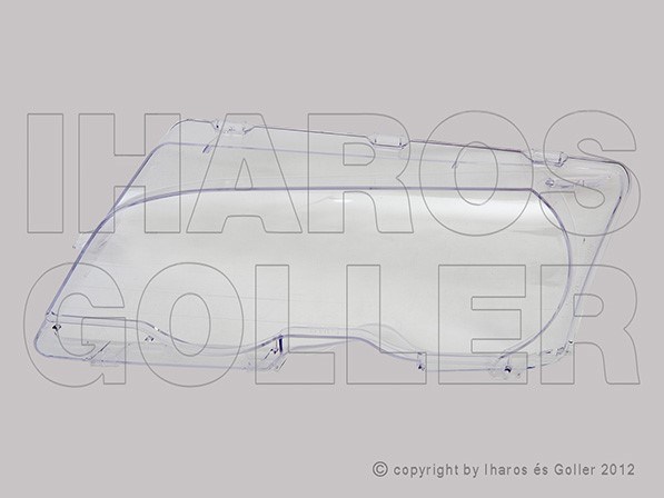 BMW 3 2001-2005 E46 - Fényszóró üveg bal (Coupé/Cabrio) -03.02 TYC 1. kép