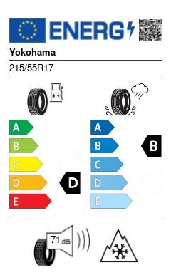 YOKOHAMA V906 BLUEARTH XL 215/55 R17 98V téli gumi 2. kép